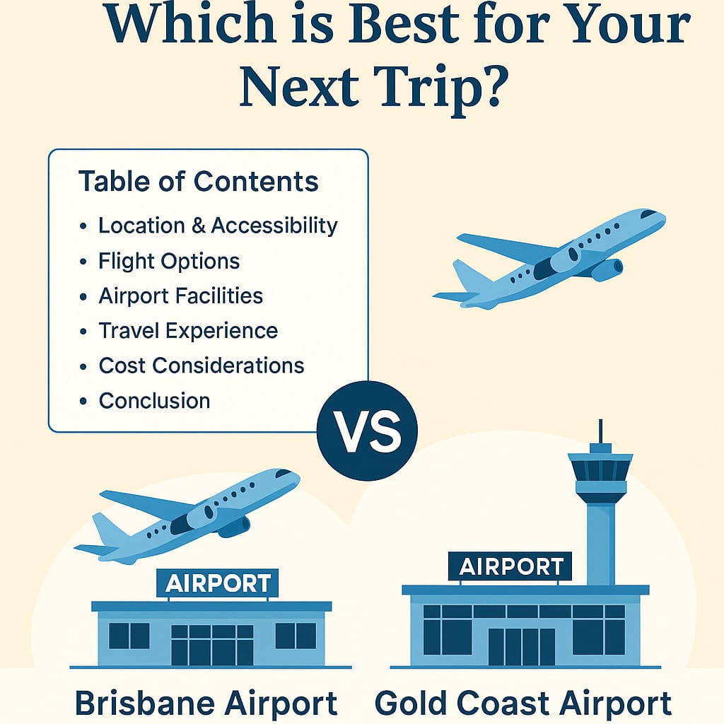 Brisbane vs Gold Coast Airport